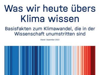 Titelseite „Was wir heute übers Klima wissen“ Titelseite „Was wir heute übers Klima wissen“